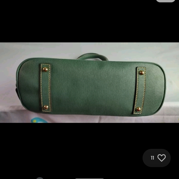 dooney and bourke domed satchel Teal Women's Hand Bag Zip Up Riverdale Fashion - Picture 6 of 16